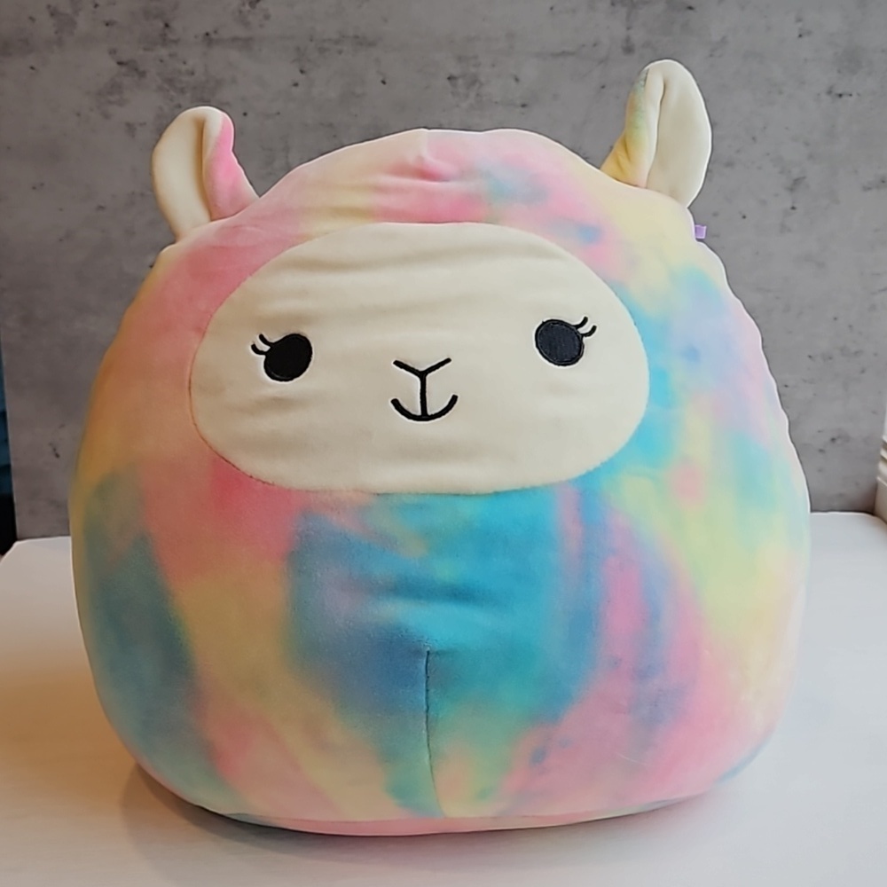 Squishmallow Pastel Tie Dye Stuffed Animal